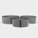 A set of baking forms and calculation "Circle", d-20, 22, 24, h- 8.5 cm, 3 pcs