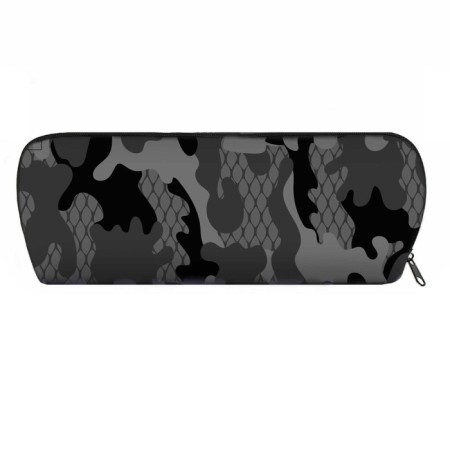 Penal soft, 1 department, 80 x 220 x 60 mm, voluminous, phenix "Camouflage" gray 65709-3