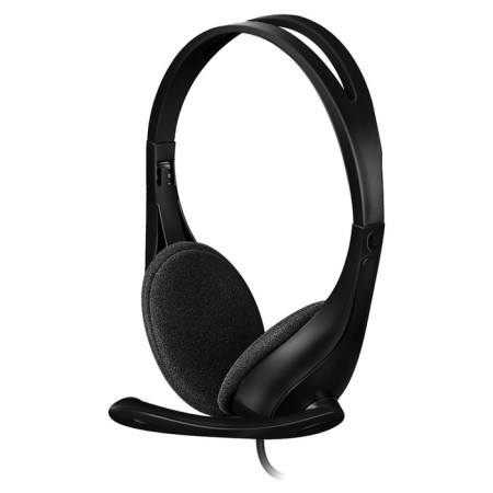 Headphones with A4Tech Hu-9 microphone 1.8m Faling USB BEDERAL (HU-9 (Black))
