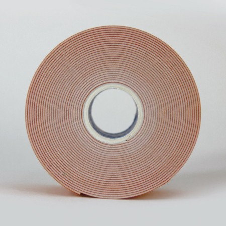 Bilateral tape ABRO OE-30-R, on a foamed basis, heat-resistant, white, 30 mm x 5 m-1