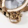 Polystone photo frame 10x15 cm "Munich" white with gold 25.5x18.5 cm