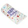 Gift, metallized package, "Happy birthday!" 17x25 cm, 20 microns 10 pcs set