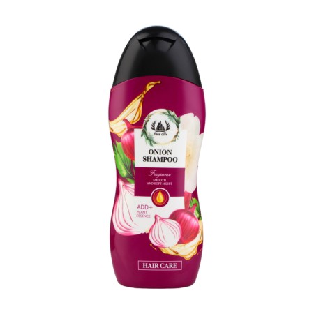Hair shampoo, nutrition and strengthening, with onions extract, 400 ml