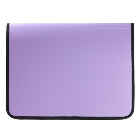Folder-convert on the button, A4, 600 μm, Erichkrause "Matt Manga", with a textile insert, with an extension, opaque mix-7