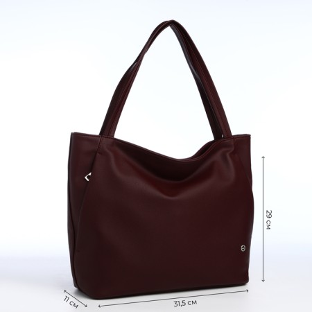 Women's bag with lightning, burgundy color-2