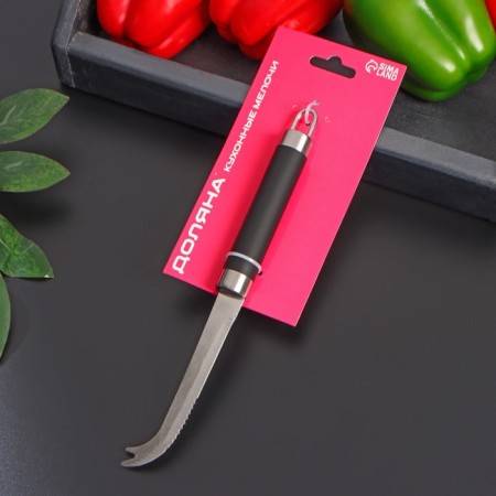 Venus shaft knife, stainless steel, black color-2