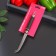 Venus shaft knife, stainless steel, black color