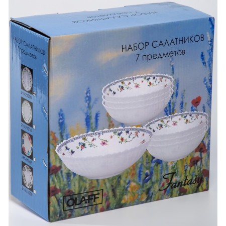 Набор салатников Olaff «Мануэла», 7 предметов-3