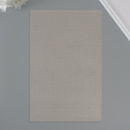 Sheet for creativity claims. Kozh "Lichi. Parovatra" dark silver sheet 33x20 cm thick 0.9 mm thick-1