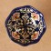 Candy of Rishtan ceramics "Flowers", blue 14 cm,