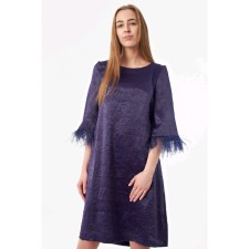 Women's dress, size 42, purple color