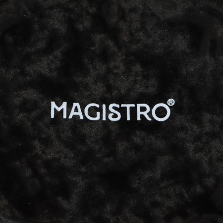 Porcelain salad Magistro "Night Rain", 13 × 8 × 4.5 cm, black color-5