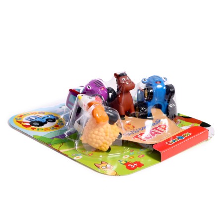Bath toy "Finger Theater. Blue Tractor "-4