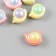 Bead for creativity plastic "Snail" set 6 pcs. Color with mother -of -pearl mix 1.4x1.8 cm