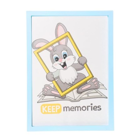 Photo frame L-3 21x30 cm Blue (plastic screen)-4