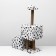 House for cats with a clamp "two -level", 72 x 37 x 110 cm, jute, Dalmatian