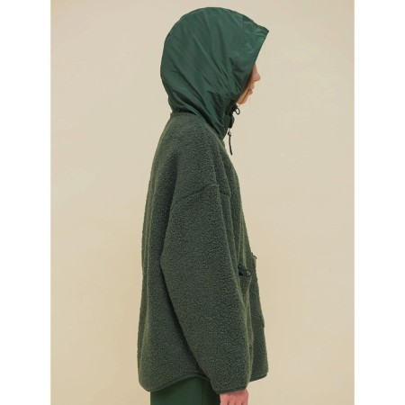 Jacket for girls, height 146 cm, khaki color-3