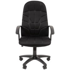 Armchair for the head of Brabix Stampo EX-292, TW-11 fabric, black