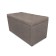 Puff with a lid and weight, 800 × 400 × 420 mm, Savana Plus Rogozhka, MOCCA color