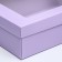 Folding box "lavender", with a window 30 x 20 x 9 cm