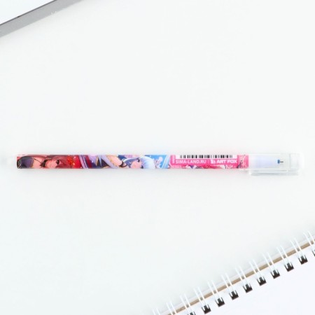 PREE PREED GELE GELENT WITH WITH AND END + 9pcs of Anime rods, Blue Paste, 0.5 mm-1
