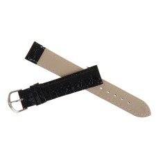 Solomon watch strap, 18 mm, eco-leather, L-19 cm, black