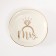 Souvenir Ceramics stand for the ring "Ring with diamond. MRS" 10.5x10x1.6 cm