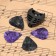 A set of mediators 4 pcs, with a case, thickness 0.46, mix