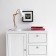 Handle button 6000a, color chrome