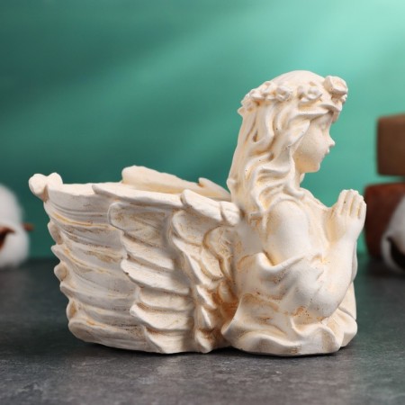 Summary "Praying Angel" 10.5x7.5x9cm, gilding-4
