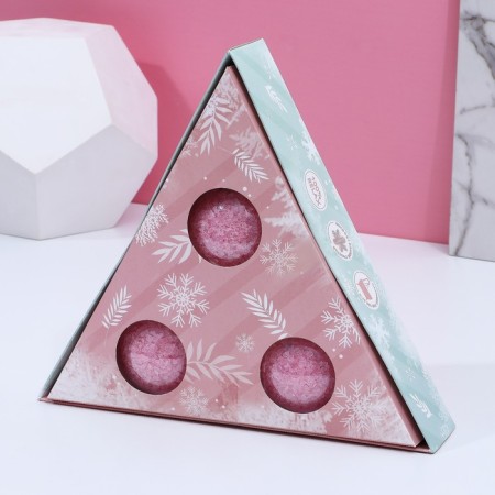 Gift set of cosmetics "Winter Fairy Tale", bath salt 3 x 190 g, pure happiness-2