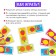 Domino "fruit basket", plastic, 28 parts