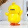 Piggy bank "Duck" 17x14cm, yellow