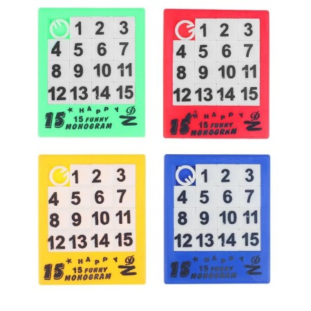 Puzzle-sticked "Collect the numbers", color mix-1