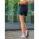 Women's shorts ise, size 48 cm, dark blue color, turquoise