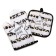 Kitchen set (2 items) Ethel Lovelife Happy, a severity 17x17 cm, mitten 26x16 cm, 100% p/e