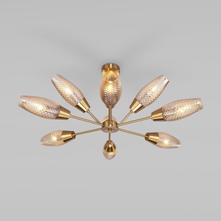 Ceiling chandelier with Thalia, 60W, E14, 85x85x55 cm