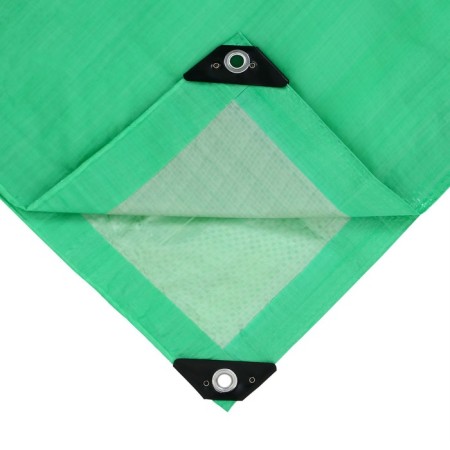 Protective tent, 4 × 3 m, density 120 g/m², UV, eyelets step 1 m, green/silver-10