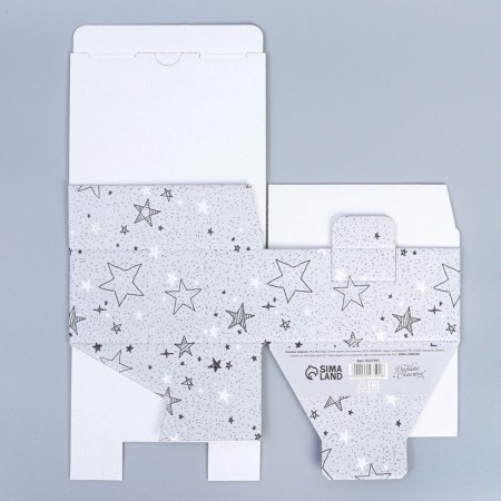 Box Gift team, packaging, “stars”, 15 x 15 x 7 cm-8