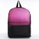 School textile school backpack with pink gradient, 38x29x1 cm, lightning department, black/pink color