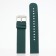 Smart hours strap, 20 mm, silicone, green