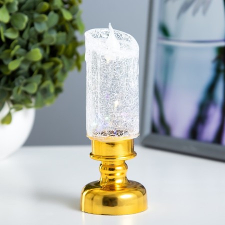 Nightmare "Ice candle" LED 1W from 3xlr44 batteries 4.5x4.5x12 cm Risalux-1