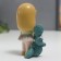 Polystone souvenir "Baby with bubble and cacti" MIX 10x4x6 cm