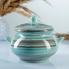 Ceramic pot “Russian” baking 0.95l / 14x15cm, Scandinavia