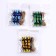 Set of decorative clothespins "Spiders" 6 pcs., Mix