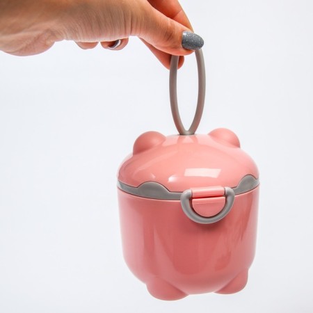 Container for storage of baby food, 250 ml., Pink color-7