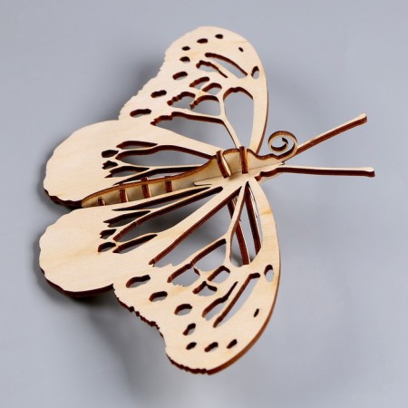 3D puzzle "Young genius": collect a butterfly-1