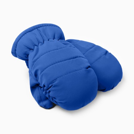 Winter children's mittens minku, blue color, 15cm