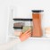 Rectangular container Brabantia Tasty+, dark gray color, 0.7 l
