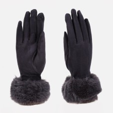 Gloves are female, dimensionless, without insulation, color gray color